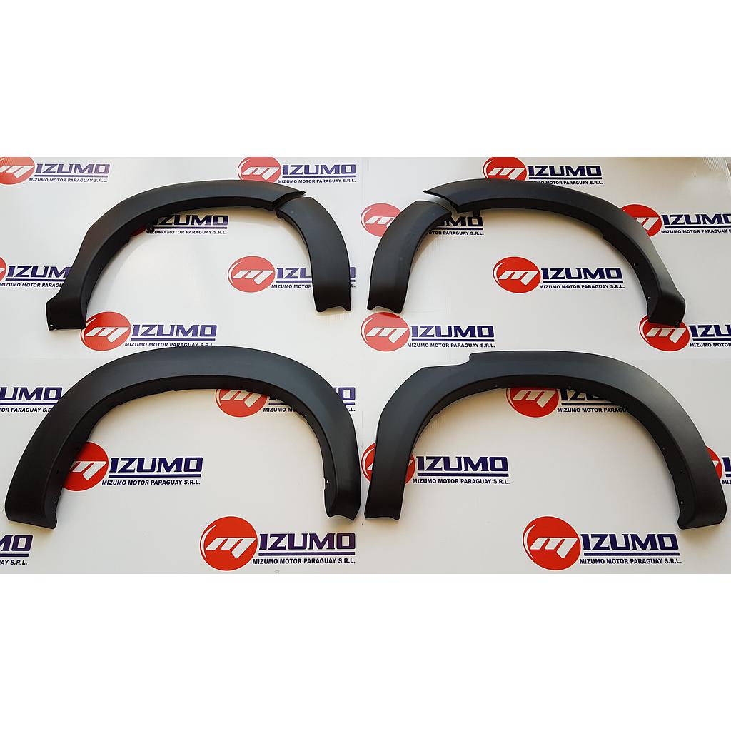 MOLDURA GUARDABARRO NEGRO (6PCS)