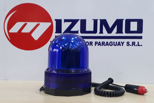 BALIZA GIRATORIA AZUL REDONDA