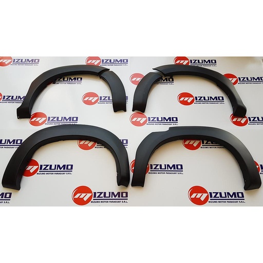 MOLDURA GUARDABARRO NEGRO (6PCS)